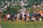 Dog trainer – “my group“ after  the dog companion exam,1993